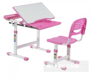 Комплект парта + стул трансформеры Cantare Pink в Нефтекамске - neftekamsk.mebel-74.com | фото