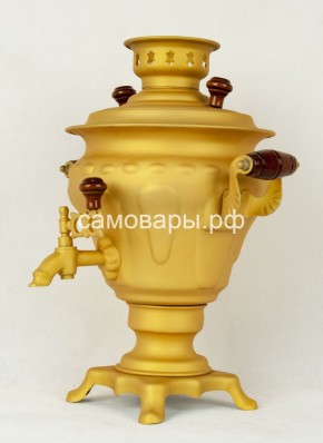 Электрический самовар "Русское золото" матовая груша на 2 литра (Ограниченная серия) в Нефтекамске - neftekamsk.mebel-74.com | фото