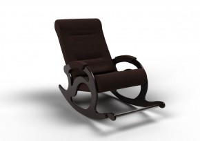 Кресло-качалка Тироль 12-Т-ГР (ткань/венге) ГРАФИТ в Нефтекамске - neftekamsk.mebel-74.com | фото