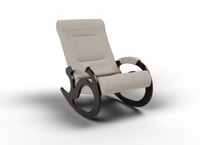 Кресло-качалка Вилла 11-Т-Ш (ткань/венге) ШОКОЛАД в Нефтекамске - neftekamsk.mebel-74.com | фото