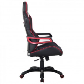 Кресло компьютерное BRABIX Nitro GM-001 (ткань/экокожа) черное, вставки красные (531816) в Нефтекамске - neftekamsk.mebel-74.com | фото