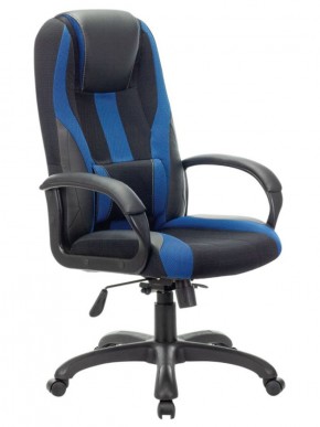 Кресло компьютерное BRABIX PREMIUM "Rapid GM-102" (экокожа/ткань, черное/синее) 532106 в Нефтекамске - neftekamsk.mebel-74.com | фото