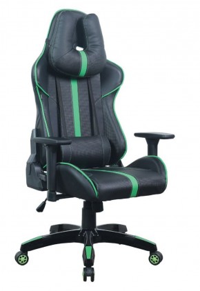 Кресло компьютерное BRABIX "GT Carbon GM-120" (черное/зеленое) 531929 в Нефтекамске - neftekamsk.mebel-74.com | фото