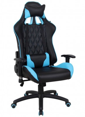 Кресло компьютерное BRABIX "GT Master GM-110" (черное/голубое) 531928 в Нефтекамске - neftekamsk.mebel-74.com | фото
