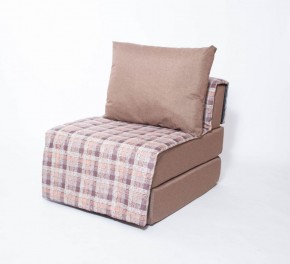 Кресло-кровать бескаркасное Харви (коричневый-квадро беж) в Нефтекамске - neftekamsk.mebel-74.com | фото
