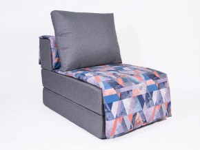 Кресло-кровать бескаркасное Харви (серый-сноу деним) в Нефтекамске - neftekamsk.mebel-74.com | фото