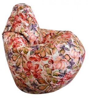 Кресло-мешок Цветы L в Нефтекамске - neftekamsk.mebel-74.com | фото