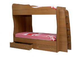 Кровать детская 2-х ярусная Юниор-1 (800*2000) ЛДСП в Нефтекамске - neftekamsk.mebel-74.com | фото
