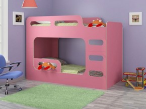 Кровать двухъярусная Дельта-Макс-20.03 Розовый в Нефтекамске - neftekamsk.mebel-74.com | фото