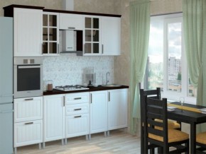 Кухонный гарнитур Прованс (2.8 м) с карнизом в Нефтекамске - neftekamsk.mebel-74.com | фото