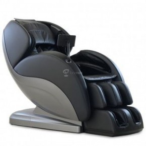 Массажное кресло PS6500 черно-серебряное в Нефтекамске - neftekamsk.mebel-74.com | фото
